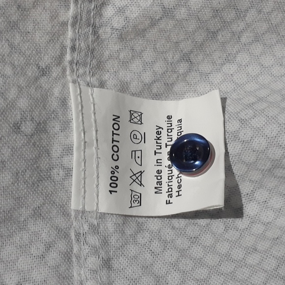 7 Downie St London Couture Men's Short Sleeve Button Down Size 5 (Large) - Picture 8 of 10